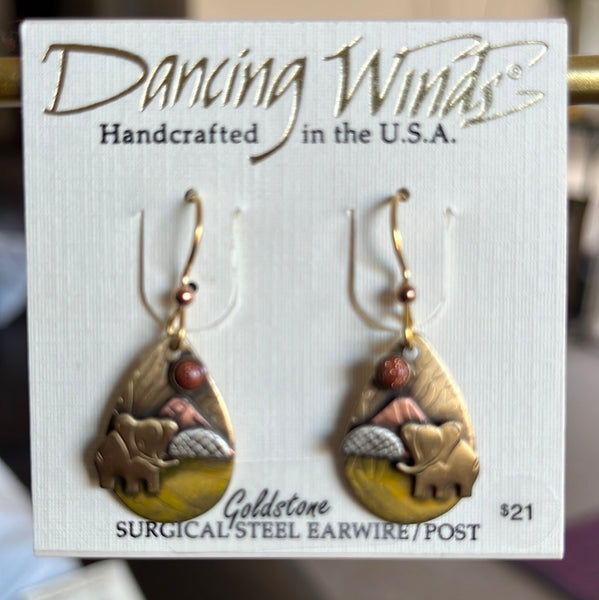 Dancing winds earrings