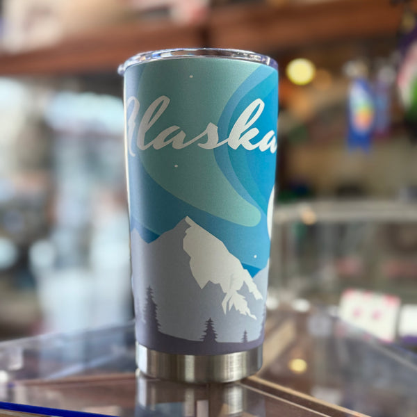 Alaska Stainless Steel Double Walled 20oz Travel Tumbler
