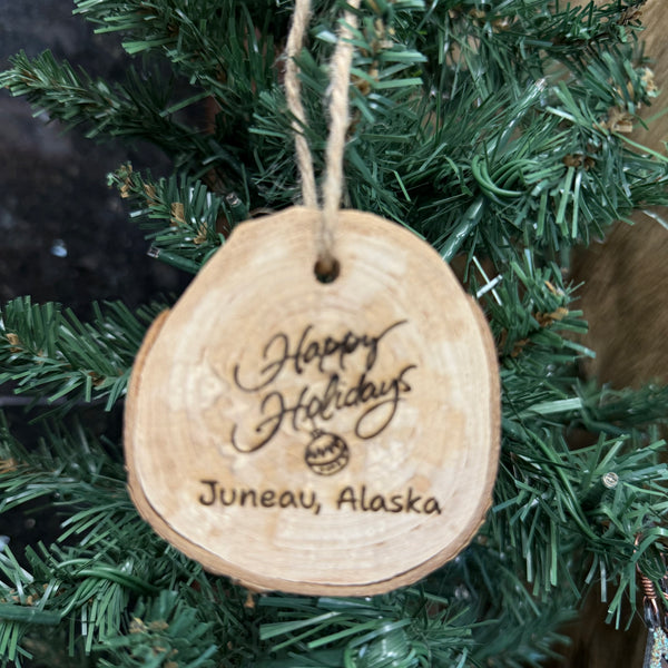 Handmade Alaska Wood Ornament – Totem