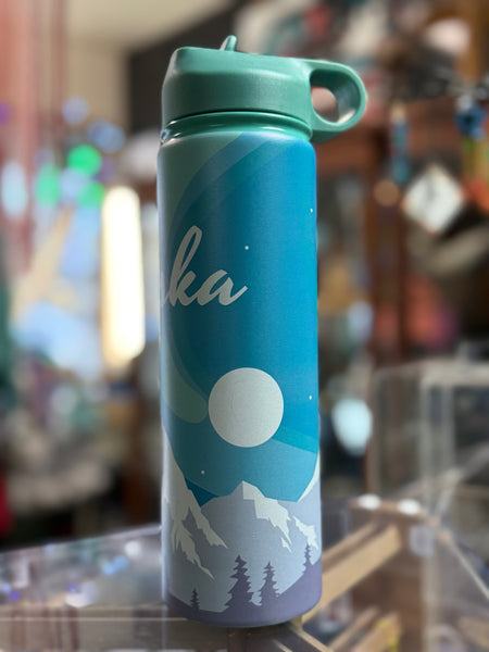 Alaska Stainless Steel Double Walled Water Bottle 21 OZ