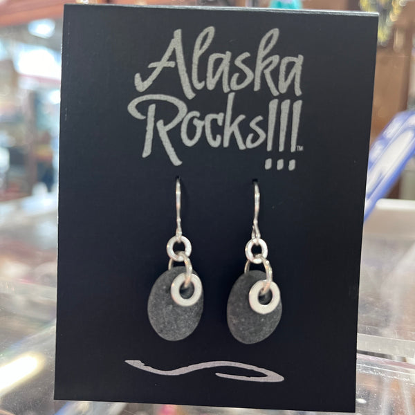 AR1 - Rock and Hoop Earrings