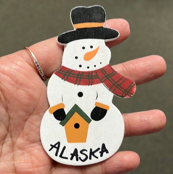 Alaska Wood Ornament
