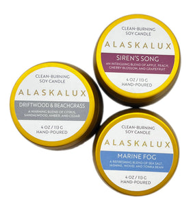 Alaskalux Best Sellers Collection Soy Candles