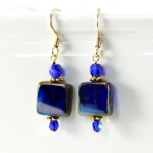 Square Earrings - 7 Colors