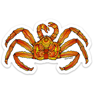 Crab - Alaskan King Crab Sticker