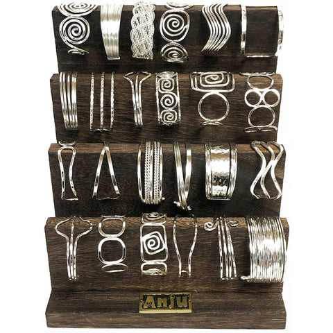 Silver Cuff Bracelet Prepack - 24 Cuffs (no Display)