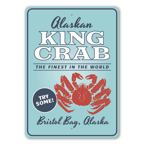 Alaskan King Crab Sign