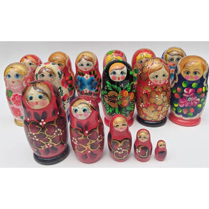 SMALL NESTING DOLL SETS, 4.2"