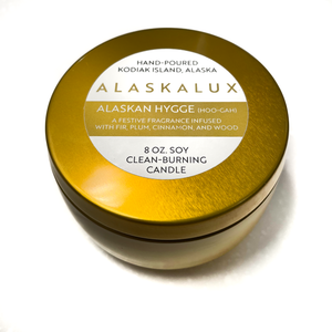 HOLIDAY LIMITED CANDLE  Alaskan Hygge (Hoo-gah) 8 Ounce Tin