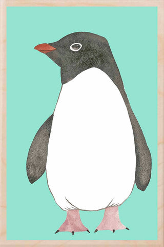 ADELIE PENGUIN wooden postcard Matt Sewell Birds™