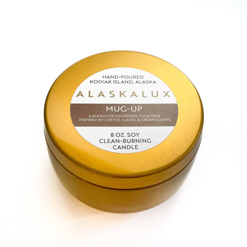 Alaskalux Mug-Up 8 Ounce Tin Soy Candle