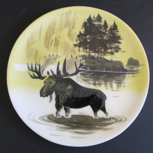 Matthew Adams Alaska Series Plate - Moose