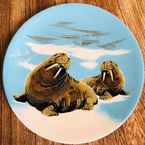 Matthew Adams Alaska Series Small Plate - Walrus