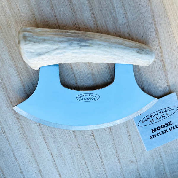 Moose Antler Ulu - Ivory