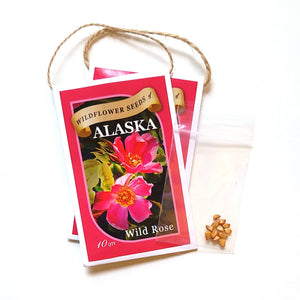 Alaskan Wild Rose Wildflower Seed Packets