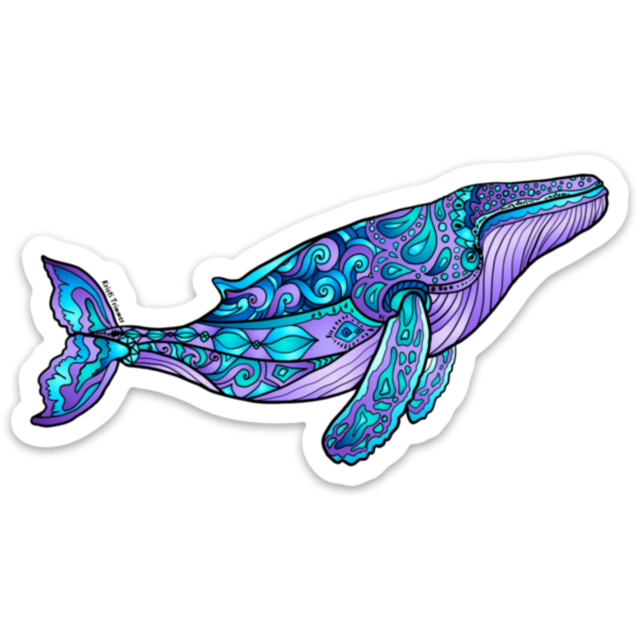 Whales - Humpback Whales Sticker