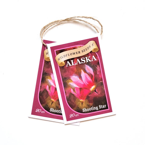 Alaskan Shooting Star Wildflower Seed Packets