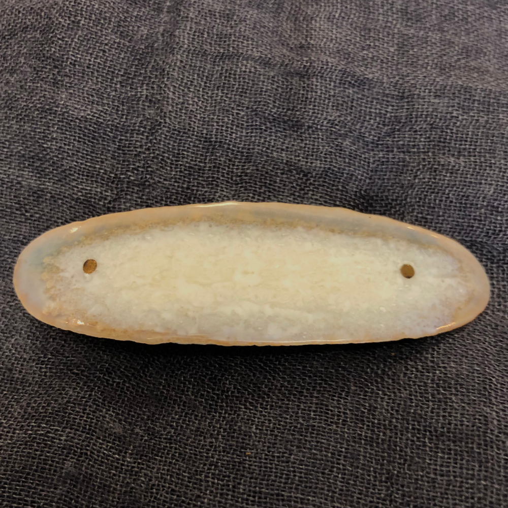 Fossilized Ivory Barrette