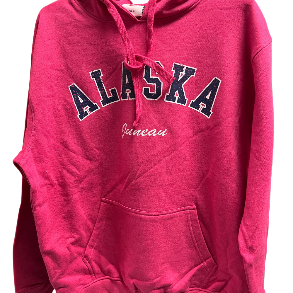 島　Sure Manufacturing Alaska Hoodie Alaska Hoodie, Retro Mountain Sun Unisex Alaska Hoodie