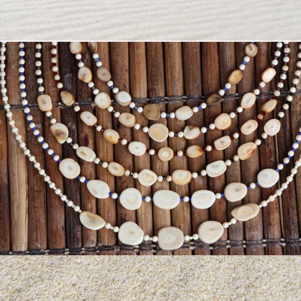 Fossilized Ivory Tribal Necklace