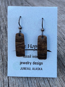 FOSSIL MAMMOTH IVORY EARRINGS